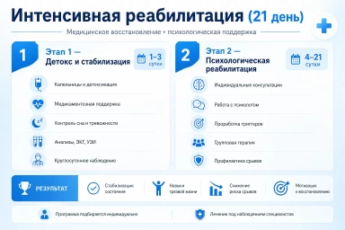 Реабилитация за 21 день в Новоуральске